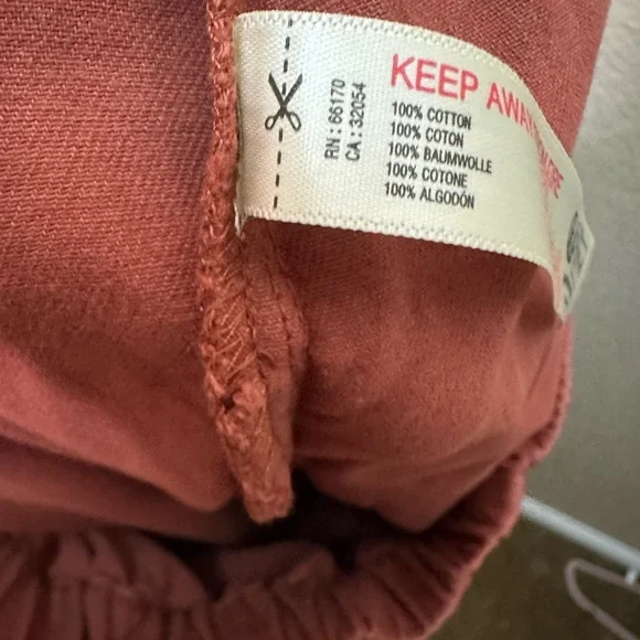 Free People Day in the Life Slouchy Pleated Barrel Burnt Henna Boho Pants XS - Picture 6 of 7